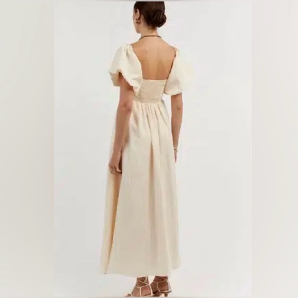 Anthropologie linen maxi dress 100% line brand new with tags - Picture 5 of 12